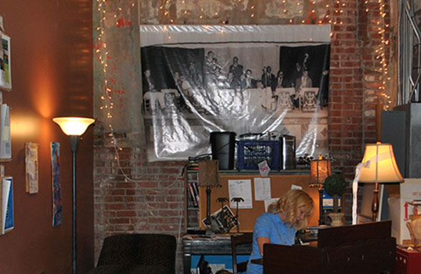 Madison Monroe in the Brave Magazine Office. 