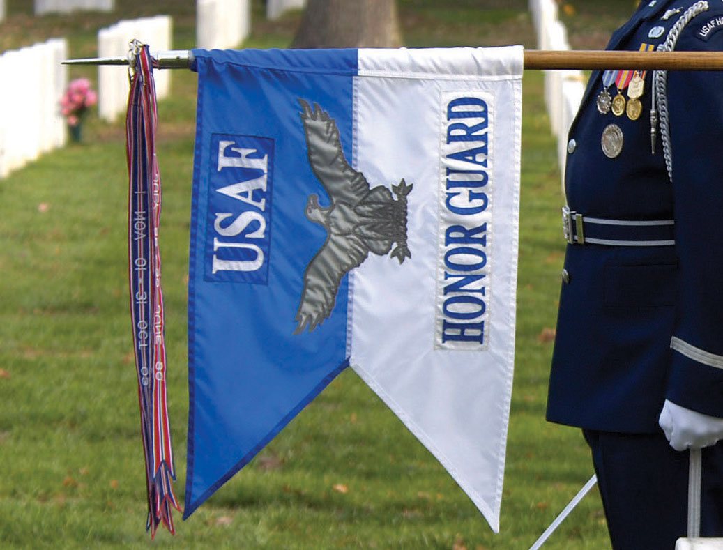 Custom Appliquéd Regulation Guidon