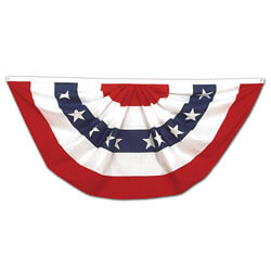 Red-white-blue Stripes & Stars Full Fan
