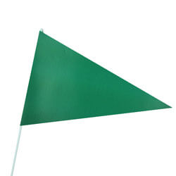 Fluorescent Green Bicycle Flag Kit