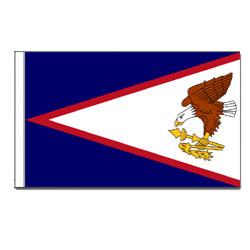 U.S. Territory: American Samoa Flag with Pole Hem