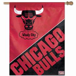 Chicago Bulls Vintage Logo Banner