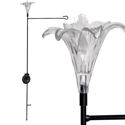 Solar Garden Banner Stand