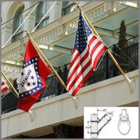 Wall Mount Flagpoles