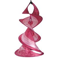 Pink Ribbon Spin Duets Wind Spinner