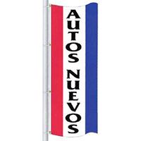 Autos Nuevos Drape Flag
