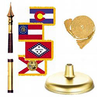 50 State Indoor Flag Sets