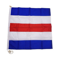 Nylon Rope Wood 'C' International Code Signal Flag