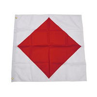 Nylon 'F' International Code Signal Flag
