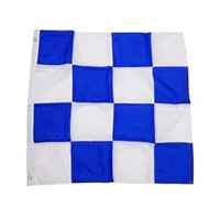 Nylon 'N' International Code Signal Flag