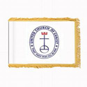 United Church of Christ Flag Fringed with Pole Hem