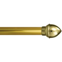 Gold Aluminum Lead Parade Banner Pole with Acorn Finials