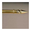 Gold Aluminum Spear End Lead Parade Banner Pole