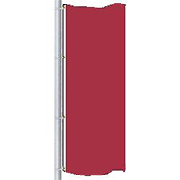 Nylon Red Drape Flag