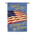 Free Because of the Brave Banner