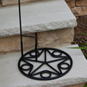 Star Flagpole Base
