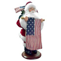 USA Santa with Flag