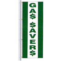 Nylon Giant Gas Savers Drape Flag
