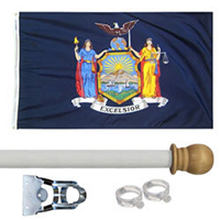 American Made new York Flag