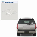 Razorback Die Cut Decal