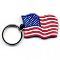 US Flag Key ring