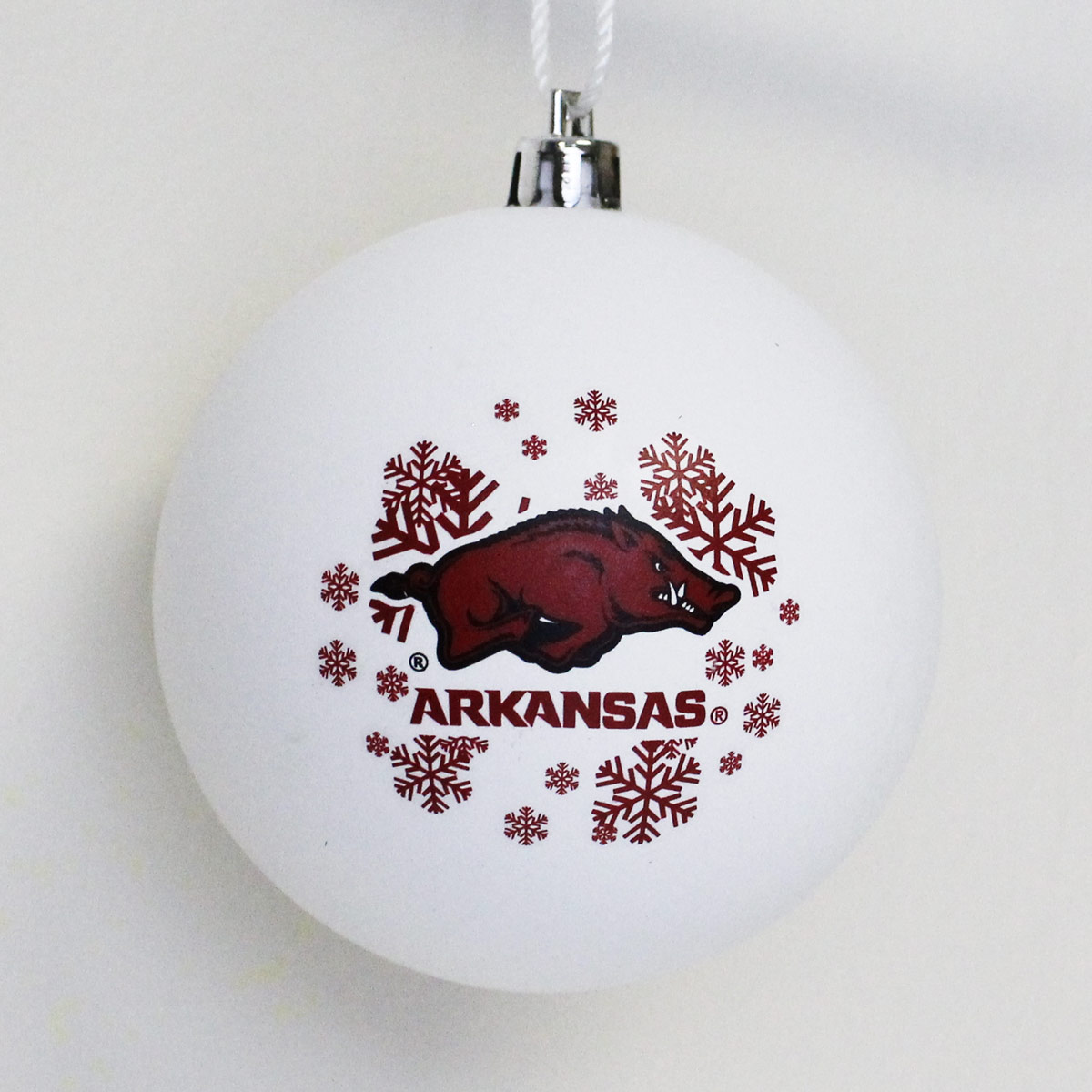 arkansas razorbacks shatterproof ornament arkansas razorbacks shatterproof ornament