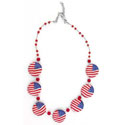 Patriotic Circles Necklace