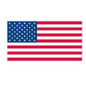 Left-Hand American Flag Decal