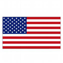 Vinyl-Sticki-Front Left-Hand American Flag Decal