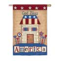God Bless America House Banner