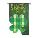 Plaid Clover Banner