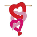 Floating Hearts Banner
