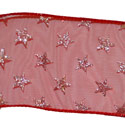 Silver Star Red Ribbon