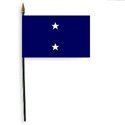 Navy Rear Admiral Miniature Flag