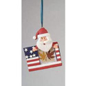 USA Santa Photo Frame Ornament