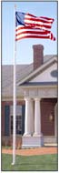 aluminum flag pole, telescoping flag poles, house flag pole holder