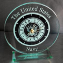Navy Large Round Clock