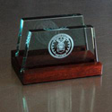 Air Force Glass Business Card Holder
