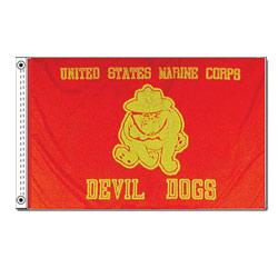 Marine Bull Dog Flag