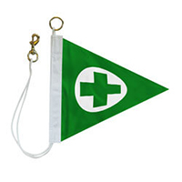 Nylon Snap Ring Safety Award Pennant