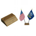 Base for 2 Miniature 4 x 6 in. Flags