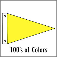 Colorful Single Pennant Flags