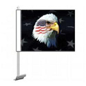 Patriotic Eagle Car Flag
