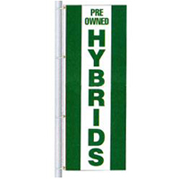 Pre Owned Hybrids Drape Flag