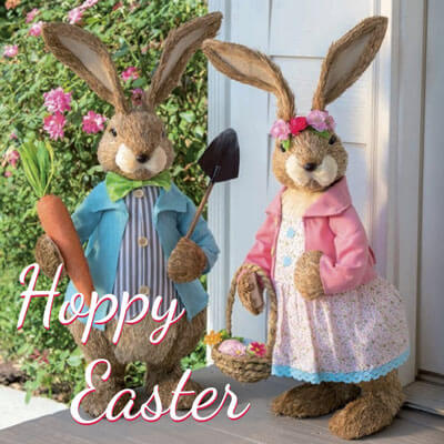 Easter Bunnies in love.