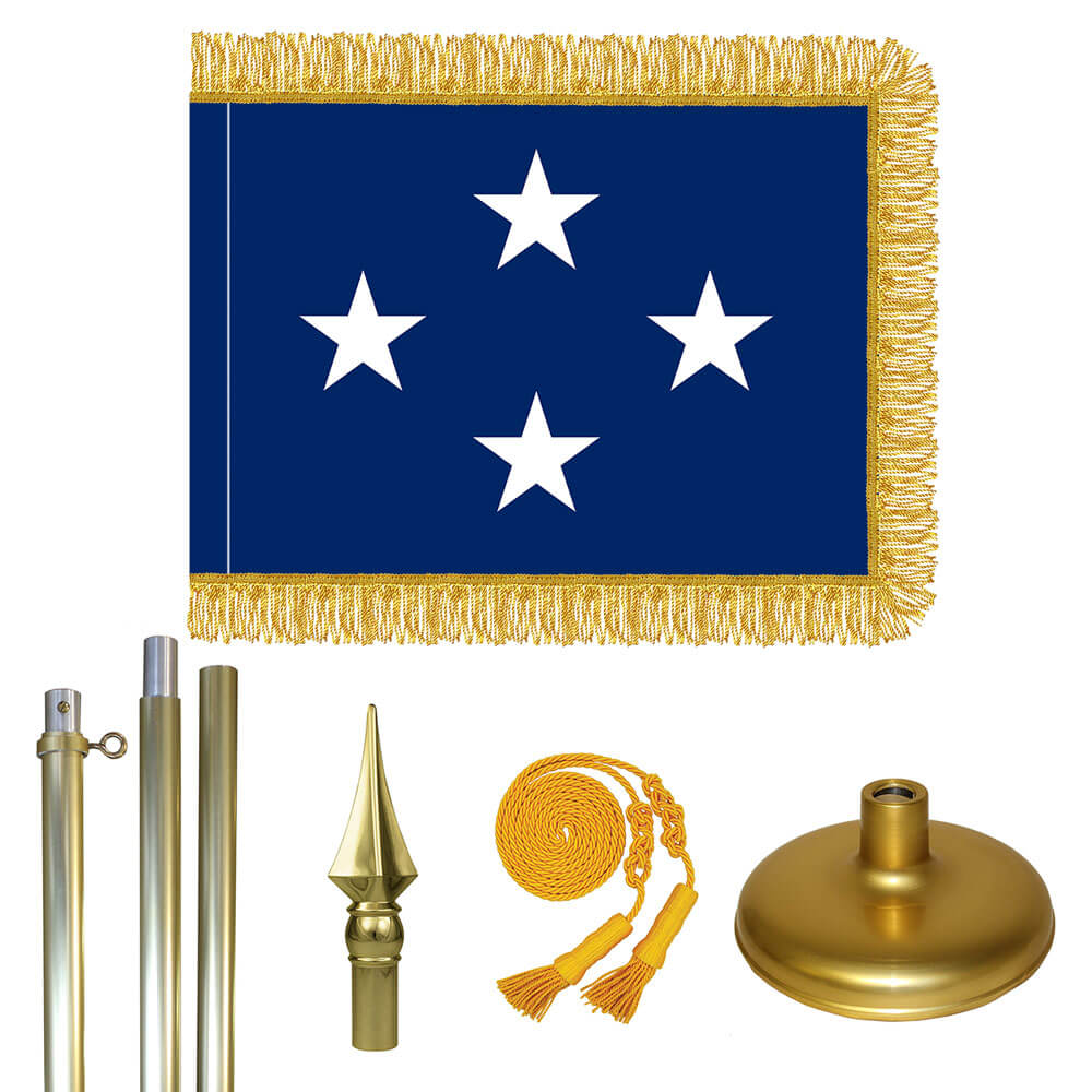 Brass Navy Admiral Flag Kit