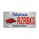 Razorbacks License Plates