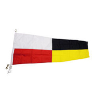 Nylon Rope Metal '9' International Code Signal Pennant