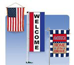 street pole banners, historical banners, home and garden banners, military and service banners, religious banners, safety banners, state and territory banners, cultural awareness, sports banners. 