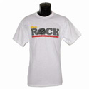 Cotton-White The Rock T-Shirt